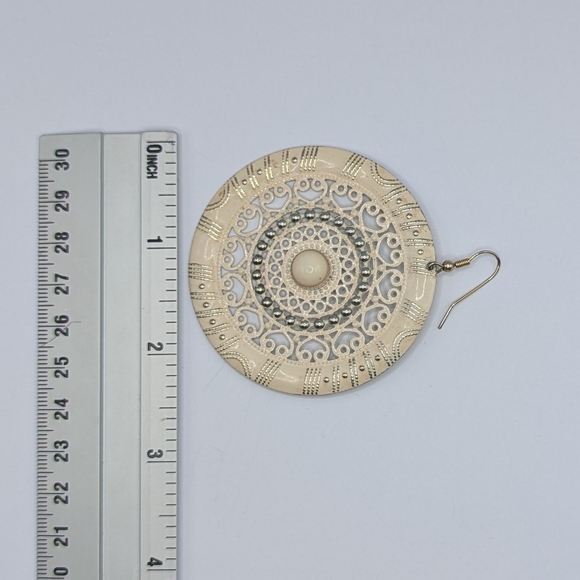 BOHO round earrings - Picture 4 of 5